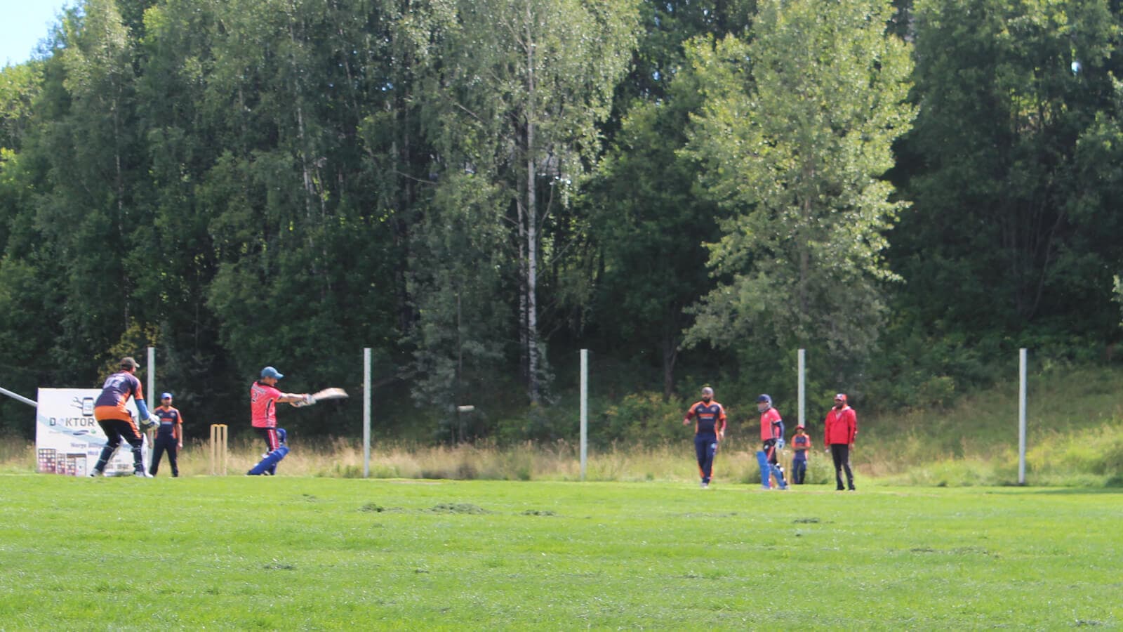 Playing for a friend's team in Oslo